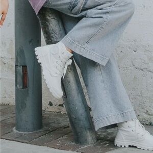 Palladium Women's Pampa High Top Star White Size 8 Hi Boot Brand New 
in Box